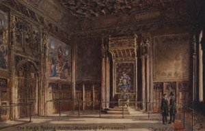 La Sala de Vestir del Rey, Casas del Parlamento de Charles Edwin Flower