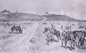 El alivio de Vryheid, de Después de Pretoria: La guerra de guerrillas publicada por Harmsworth Bros Limited, 1901
