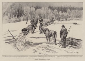 A Klondyke por la ruta totalmente canadiense, un bloqueo en el río Stikine