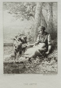 Afecto de Charles Emile Jacque