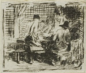 Bebedores de Charles Emile Jacque
