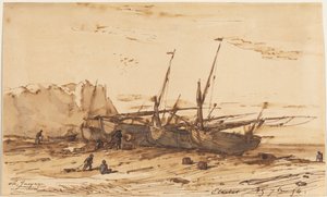 Etretat de Charles Emile Jacque