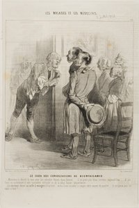 Día de visita médica gratuita (plato 16) de Charles Emile Jacque