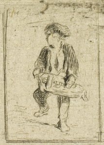 Tocador de zanfoña de Charles Emile Jacque