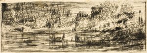 Paisaje de Charles Emile Jacque