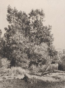 Paisaje, 1864 de Charles Emile Jacque
