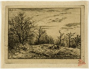 Paisaje invernal de Charles Emile Jacque