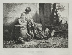 Pequeña, pequeña de Charles Emile Jacque