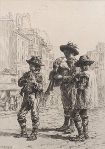 Pifferaris, 1864 de Charles Emile Jacque