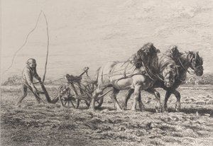 Arando de Charles Emile Jacque