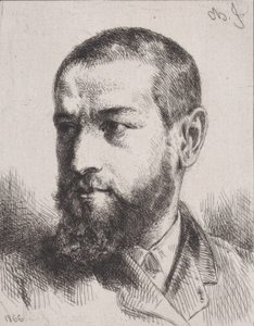 Retrato de J.J. Guiffrey de Charles Emile Jacque