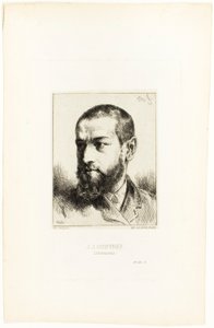 Retrato de J.J. Guiffrey de Charles Emile Jacque