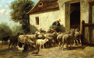 Regresando a Casa de Charles Emile Jacque
