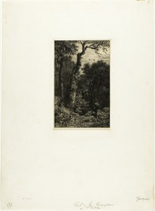 Cazando becadas de Charles Emile Jacque