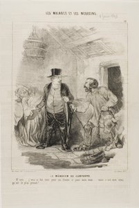 El médico rural (placa 13) de Charles Emile Jacque