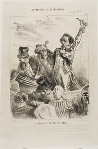 El médico del rey de Persia (lámina 19) de Charles Emile Jacque