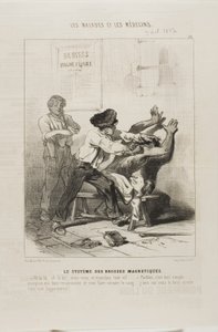 El método del cepillo magnético (placa 21) de Charles Emile Jacque