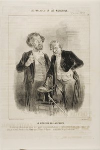 El Doctor Filantrópico (plato 10) de Charles Emile Jacque
