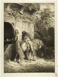 El jinete de Charles Emile Jacque