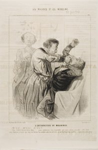 El sacamuelas (placa 15) de Charles Emile Jacque
