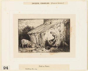 Techo a Porcs de Charles Emile Jacque