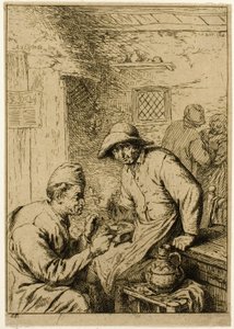 Dos Fumadores de Charles Emile Jacque