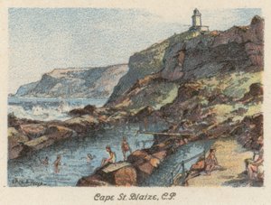 Sudáfrica: Cape St Blaize, CP (litografía en color) de Charles Ernest Peers