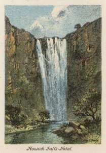 Sudáfrica: Howick Falls, Natal (litografía en color) de Charles Ernest Peers
