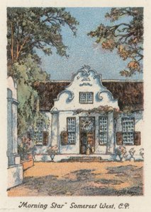 Sudáfrica: "Morning Star", Somerset West, CP (litografía en color) de Charles Ernest Peers
