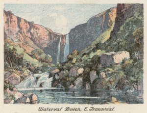 Sudáfrica: Waterval Boven, E Transvaal (litografía en color)