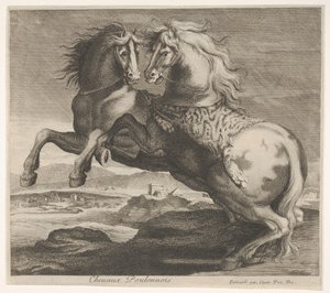 Caballos Poulonnois de Charles Errard le fils