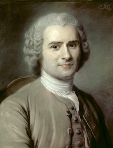 Retrato de Jean-Jacques (Jean Jacques) Rousseau (1712-1778), filósofo suizo. Pastel de Charles Escot (1834-1902) 1874 Sol. 0,46x0,38 m - Retrato de Jean-Jacques (Jean Jacques) Rousseau (1712-1778), filósofo suizo. Pastel de Charles Escot (1834-1902) de Charles Escot