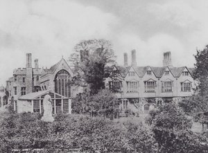 Knole, Fachada Este (foto en blanco y negro) de Charles Essenhigh Corke