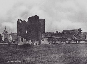 Castillo de Otford (foto en blanco y negro) de Charles Essenhigh Corke