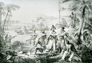 Solo los laureles crecerán sin cultivo, ilustración para el General Lallemand (1774-1839) en Champ d