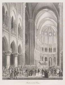 Restablecimiento de la Iglesia, principios del siglo XIX de Charles Etienne Pierre Motte