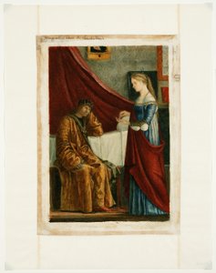 El consentimiento del Rey tras Carpaccio de Charles Fairfax Murray