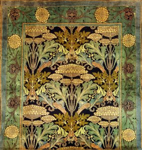 Una alfombra de lana de Donegal con un diseño floral, c.1903 de Charles Francis Annesley Voysey