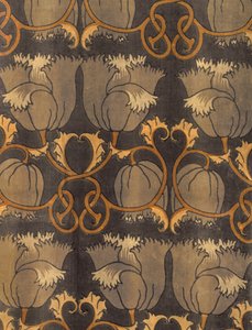 Amapolas, fabricado por G.P. & J Baker, c.1888 (detalle)