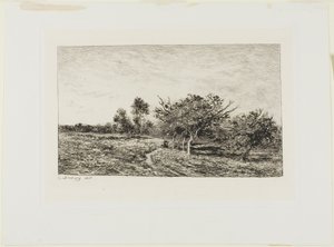 Manzanos en Auvers de Charles Francois Daubigny