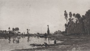 Junto al río, 1865