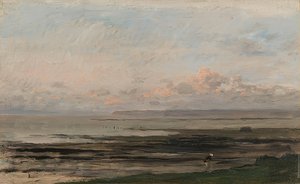 El Mar en Marea Baja de Charles Francois Daubigny