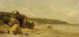 La Cabane de Bain de Daubigny de Charles Francois Daubigny