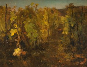 La viña, 1860-1863 de Charles Francois Daubigny