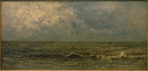 El mar, tiempo gris de Charles Francois Daubigny