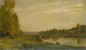 Paisaje en el Oise de Charles Francois Daubigny