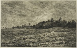 El Pré des Graves en Villerville (Calvados) de Charles Francois Daubigny