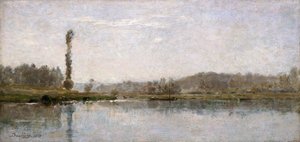 Mañana en el Oise, Auvers, 1837-1878 de Charles Francois Daubigny