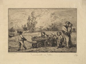Subiendo al bote de Charles Francois Daubigny
