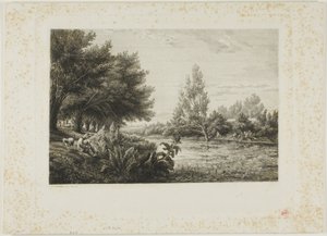 Cerca de Choisy-le-Roi de Charles Francois Daubigny